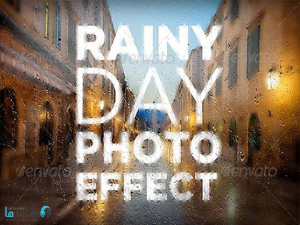 1 graphicriver rainy day photo effect  دانلود تصاویر لایه باز ایجاد افکت روز بارانی بر روی تصاویر   Rainy Day Photo Effect 