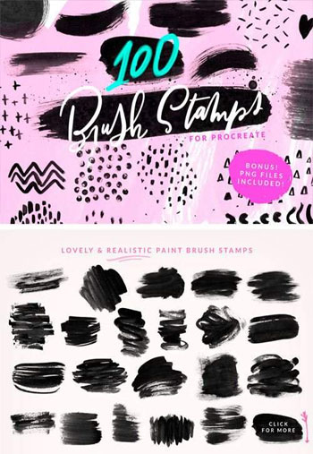 Paint-Brush-Stamps
