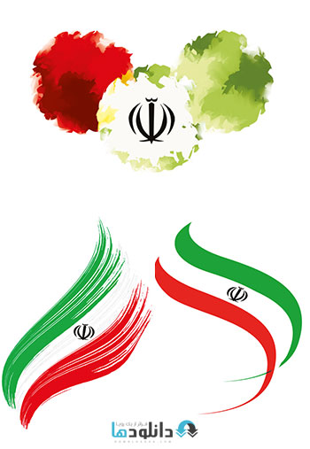 23 flag iran  دانلود 23 طرح تصاویر لایه باز پرچم ایران    23Iran Flag PSD