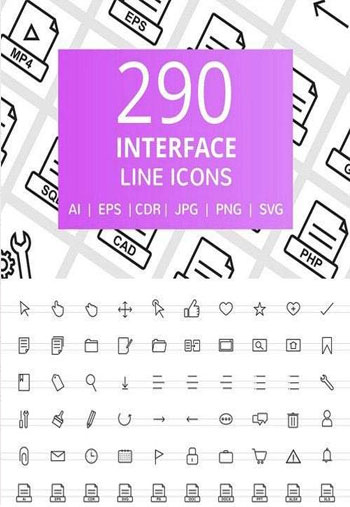 Interface-Line-Icons