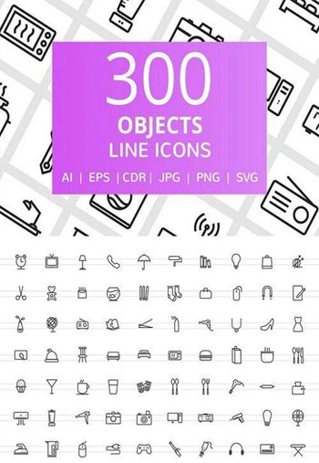 Objects-Line-Icons