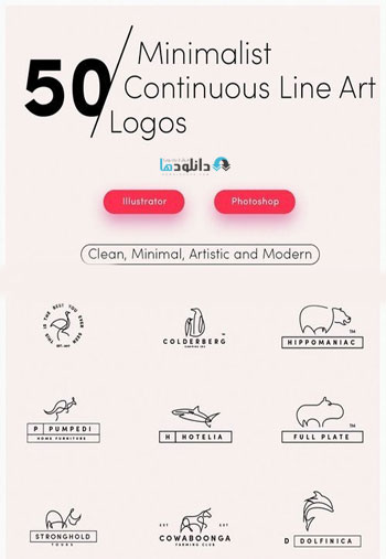 50-Premade-Line-Art-Logo-Bu
