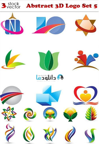 Abstract-3D-Logo-Set-5-Icon