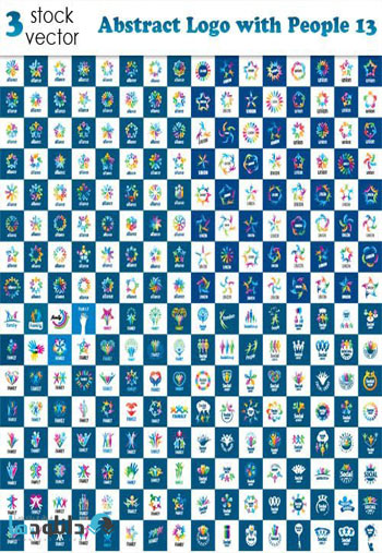 Abstract-Logo-with-People-I
