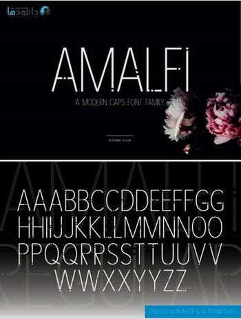 فونت-Amalfi-Font