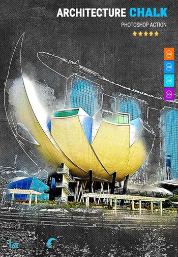 Architecture-Chalk-Photoshop-action