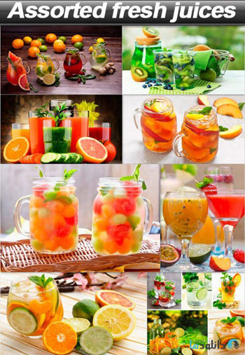 وکتور-Assorted-fresh-juices