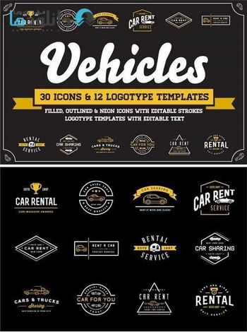 ایکون-Awesome-Vehicles-Icons