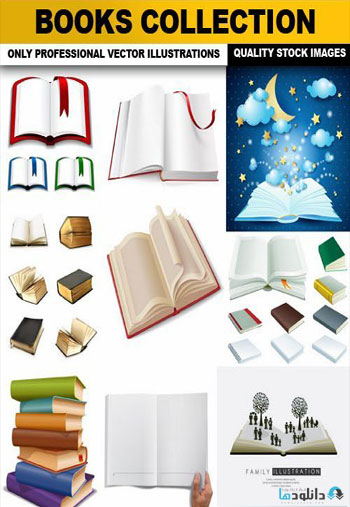 وکتور-Books-Collection