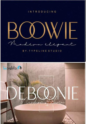فونت-Boowie-font