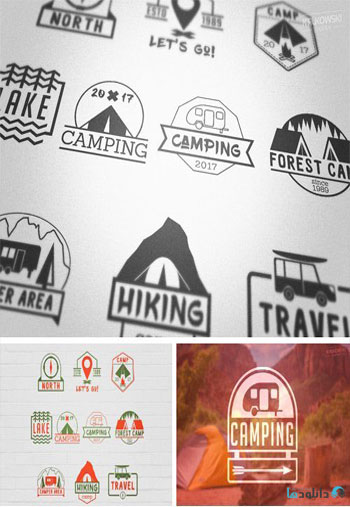 Camping-Outdoor-Badges-Logo