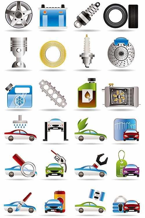 آیکون-Car-Services-icons