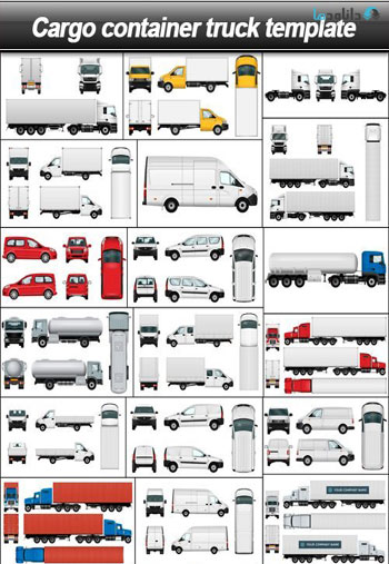 Cargo-container-truck