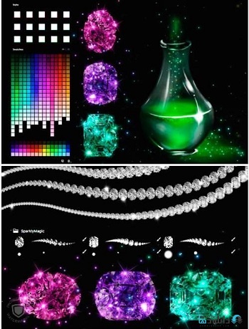 براش-Cartoon-Magic-Swatches
