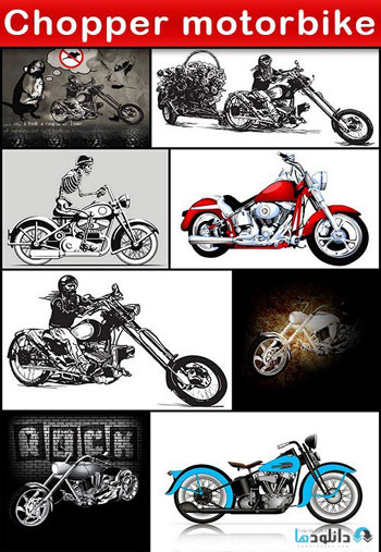 استوک-Chopper-motorbike