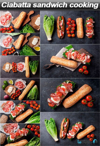 استوک-Ciabatta-sandwich-cooking