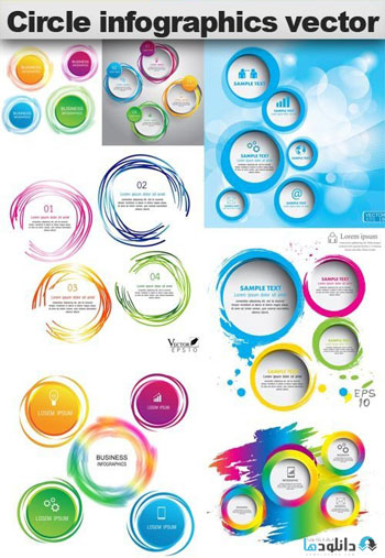 Circle-infographics-vector