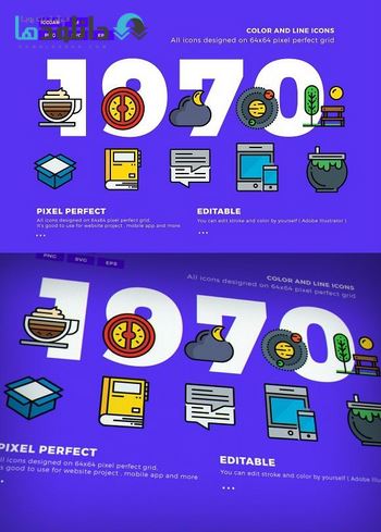 ایکون-Color-Line-Icons