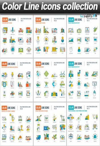 Color-Line-icons-collection