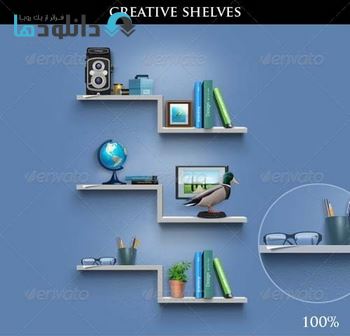 آیکون-Creative-Book-Shelve