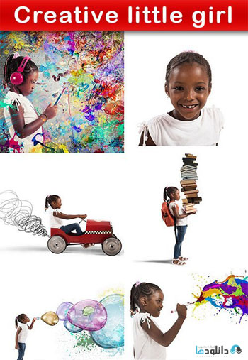 استوک-Creative-little-girl