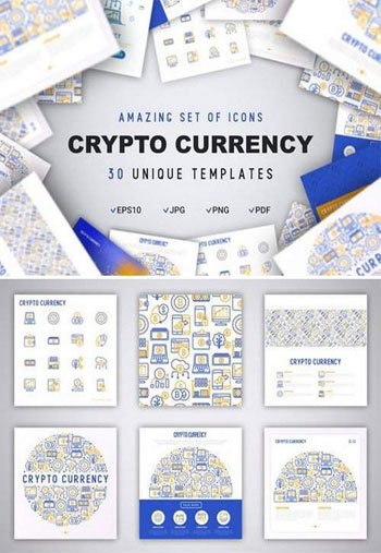 Crypto-Currency-Icons-Set