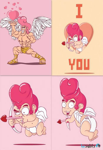 وکتور-Cupid-vector-design