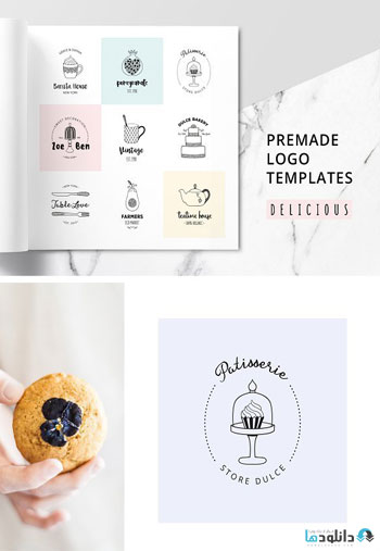 DELICIOUS-Premade-Logo-Set