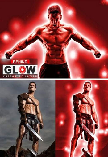 Behind-Glow-Photoshop-actio