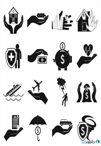 Black-Insurance-Icons