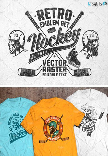 Retro-Hockey-Logos