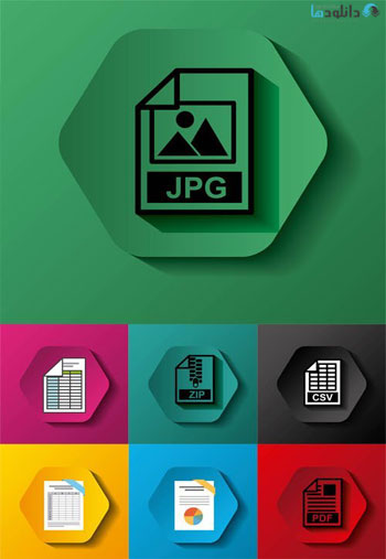 File-Format-Button-Icons