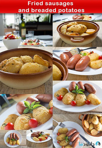 استوک-Fried-sausages-and-breaded