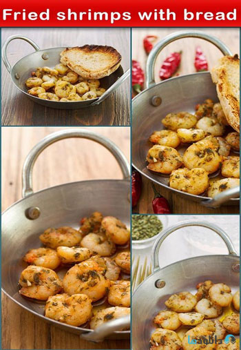 استوک-Fried-shrimps-with-bread