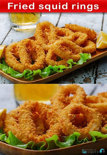 استوک-Fried-squid-rings