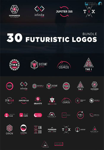 Futuristic-logo-bundle