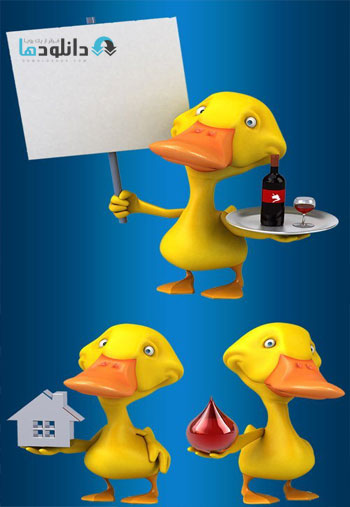 Gifts-from-duck-Children's-clipart