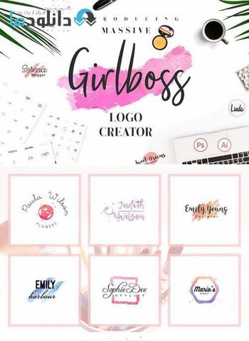 ایکون-Girlboss-Logo-Creator-Pack