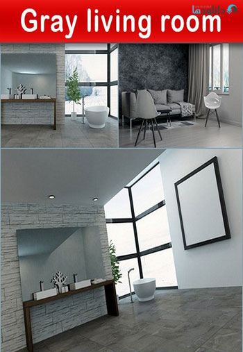 Gray-living-room