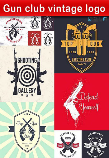 Gun-club-vintage-logo
