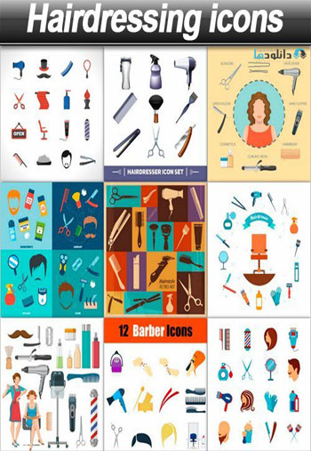 Hairdressing-icons