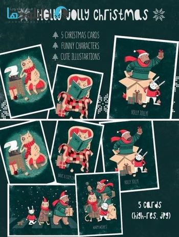 استوک-Holly-Jolly-Christmas