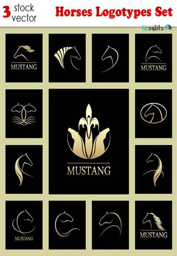 Horses-Logotypes-Set