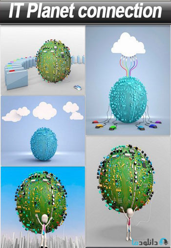 استوک-IT-Planet-connection