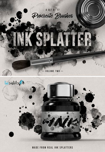 Ink-splatter-Procreate