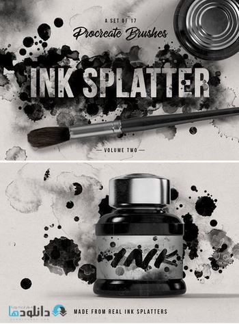 براش-Ink-splatter-Procreate