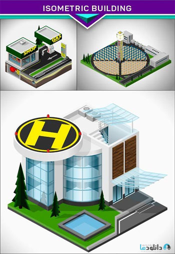 Isometric-building