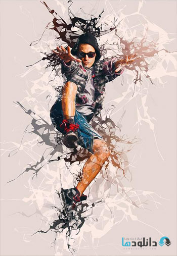 Abstract-Scatter-Photoshop-Action