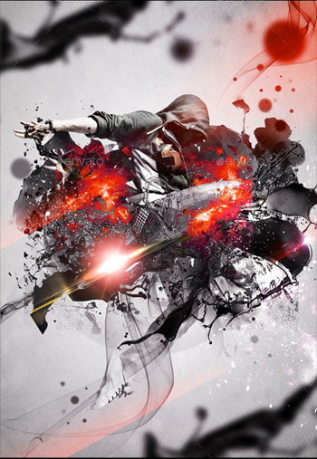 Abstract-Smoke-Photo-Template