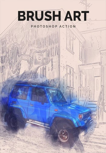 Brush-Art-Photoshop-Action